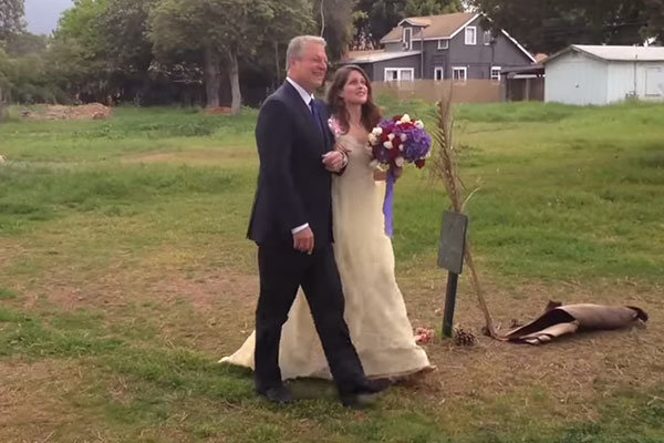 al gore at his daughters wedding