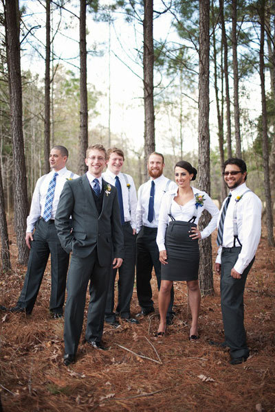 mixed gender bridal party