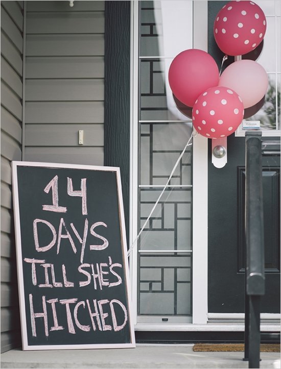 days until shes hitched sign