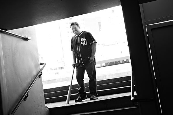 baseball engagement photos