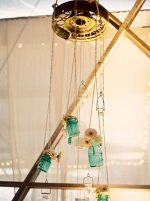 hanging mason jars 