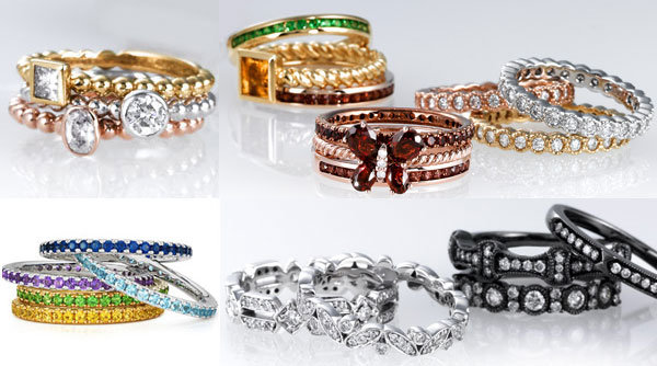 blue nile stackable rings