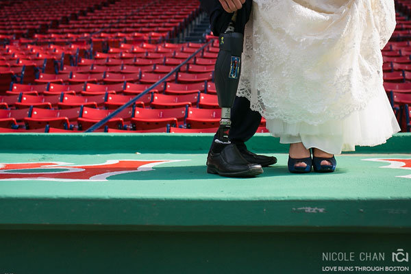 fenway park boston marathon survivor wedding