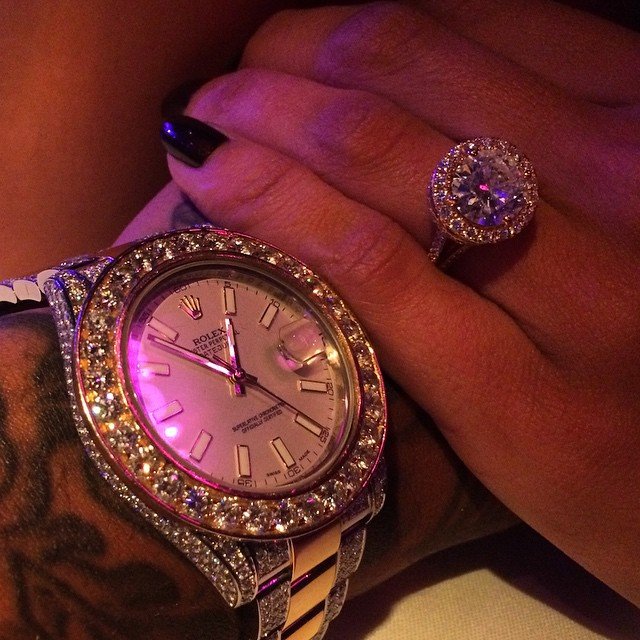 bow wow engagement ring