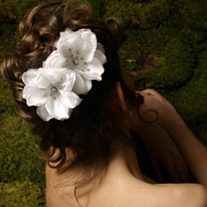 brides head revisited floral headpiece