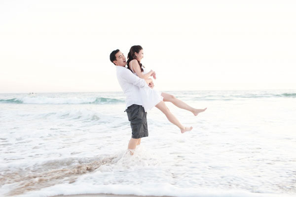 couple at the beach 