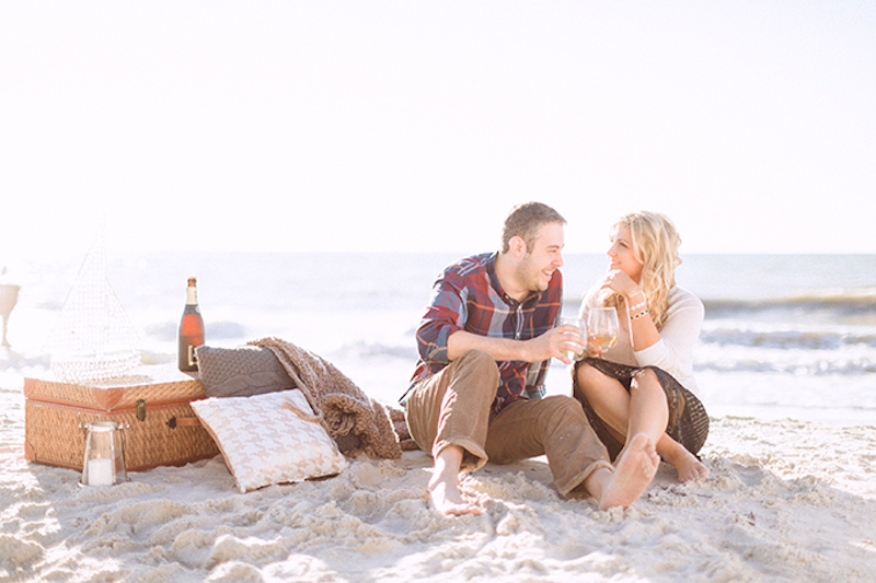 picnic on the beach