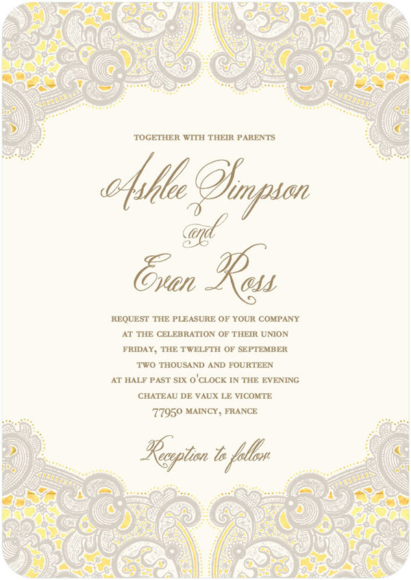 Celebrity Wedding Style Predictions Invitations BridalGuide