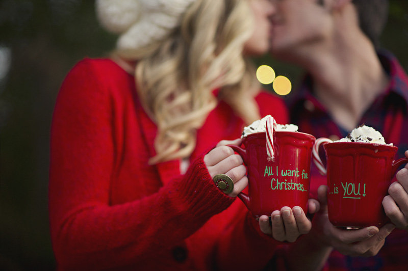 Christmas Photo Shoot—and Surprise Proposal! BridalGuide