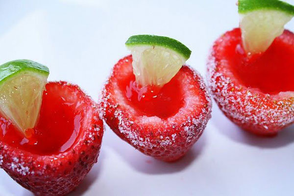 strawberry margarita jello shots