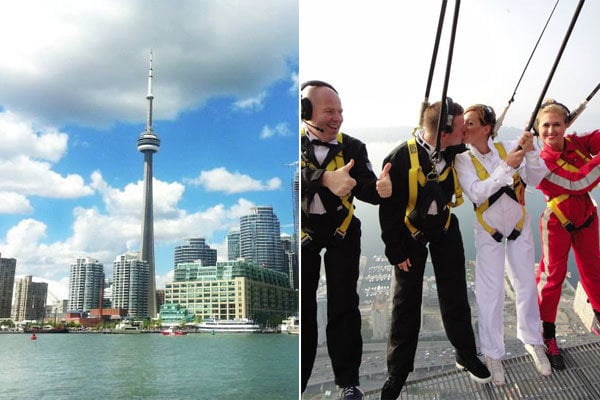 cn tower edgewalk wedding