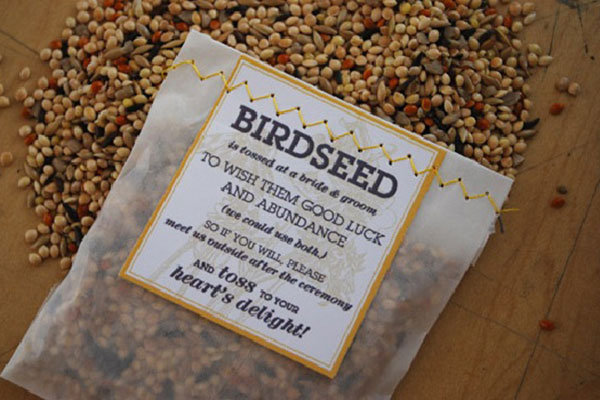 birdseeds for weddings