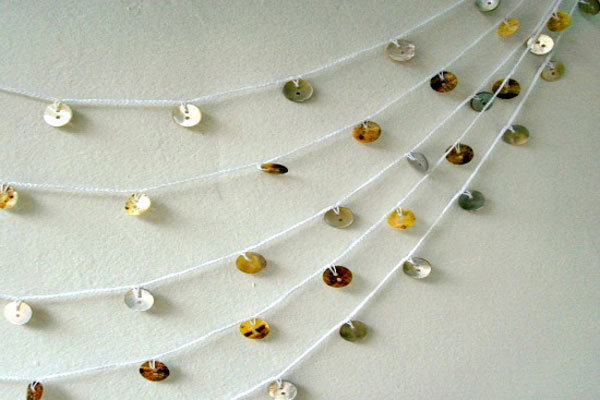 diy button garland