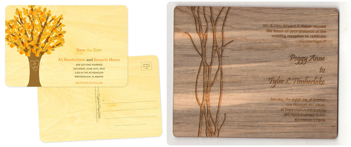 wood stationery