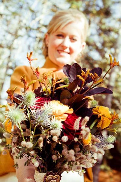 fall wedding bouquet