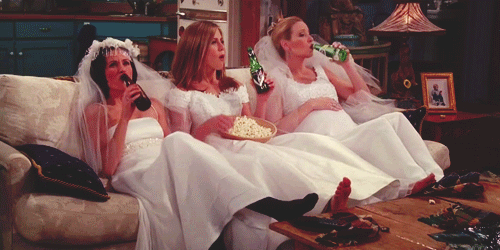 Phoebe screws up Monica's Hair Cut - Friends animated gif