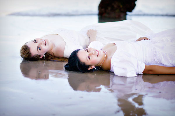 group trash the dress