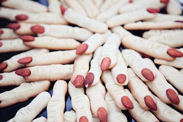 halloween wedding lady finger cookies