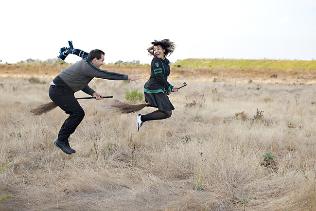 harry potter engagement photos