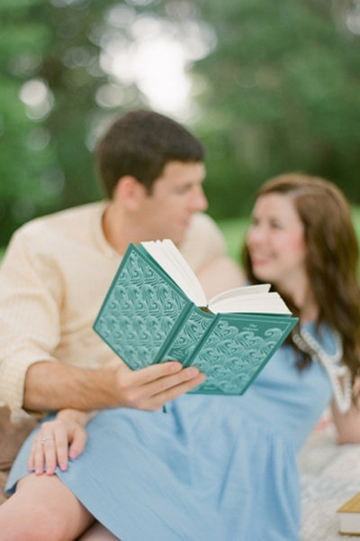 literary engagement photos