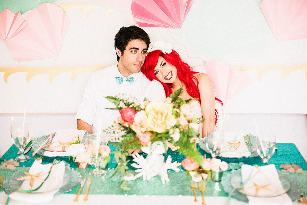 little mermaid wedding