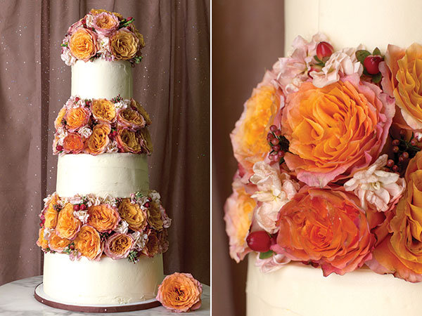 Wedding Cake Rosettes And Pillars Wedding Cake Rosettes And Pillars