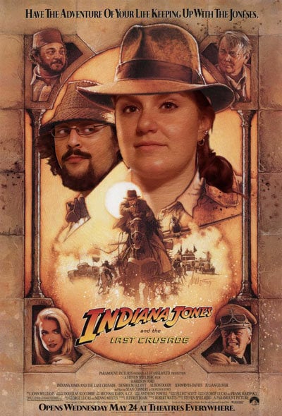 indiana jones engagement photo