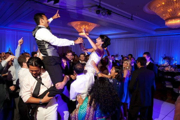 couple dancing at wedding