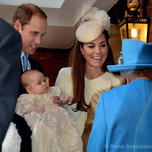 royal family kate middleton prince george christening