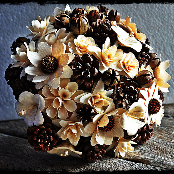 pinecones bouquet