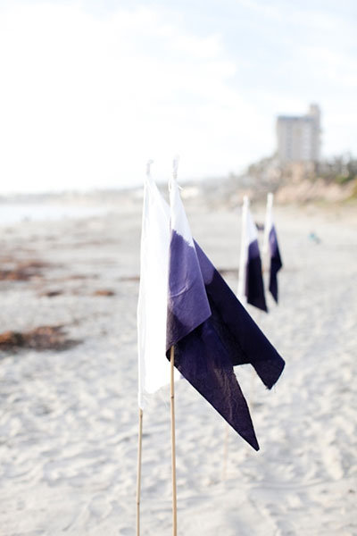 ombre ceremony aisle