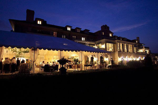 outdoor tent wedding