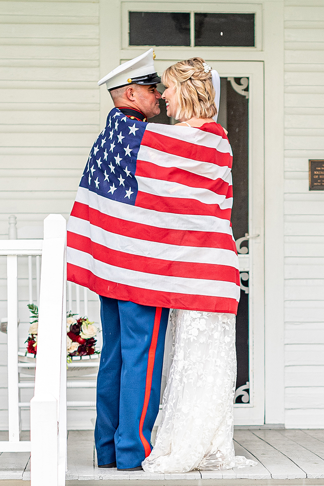 Patriotic wedding inspiration shoot