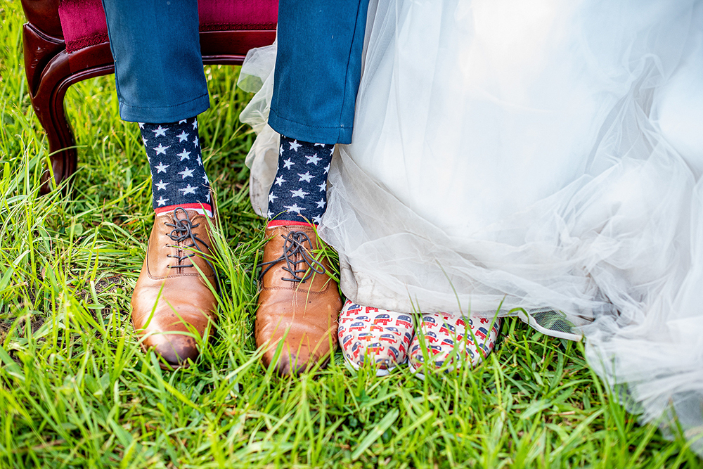 Patriotic wedding inspiration shoot