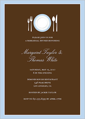 take your place rehearsal dinner invitation by stacy claire boyd