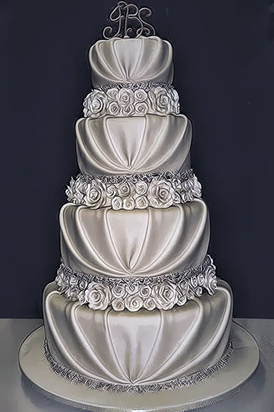 10 Pretty Romantic  Wedding  Cakes  BridalGuide