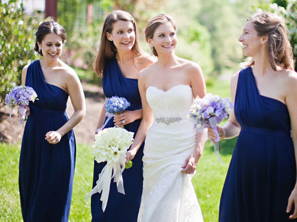 bridesmaids dresses flowers