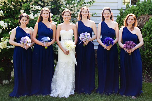 bridesmaids dresses flowers
