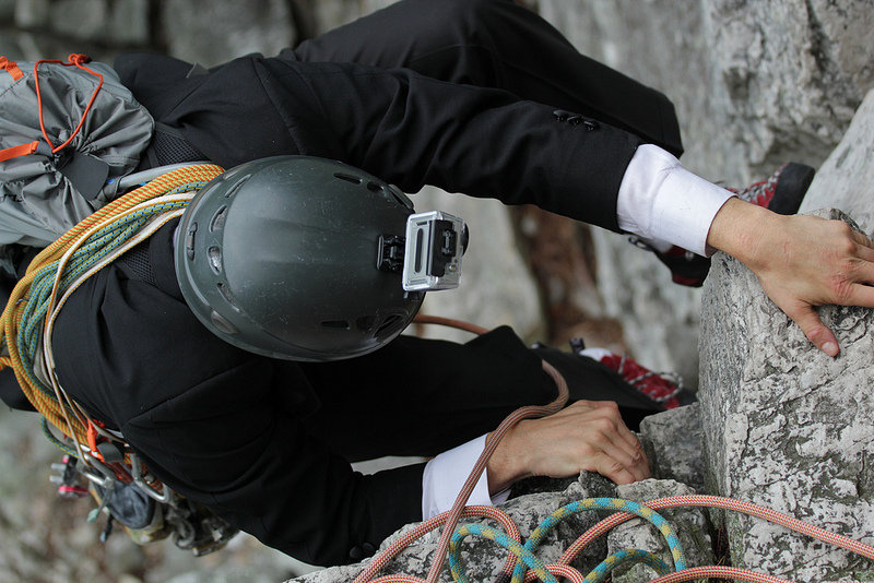 rock climbing wedding