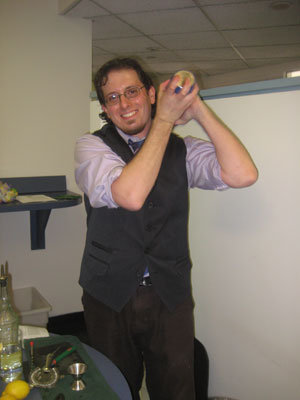 jonathon shaking a drink the right way