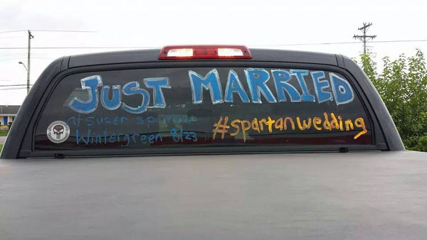 spartan wedding