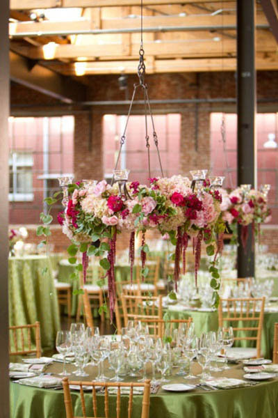 suspended centerpiece