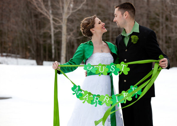 st patricks day wedding