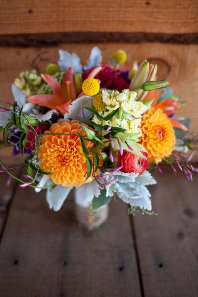 rustic summer bridal bouquet 