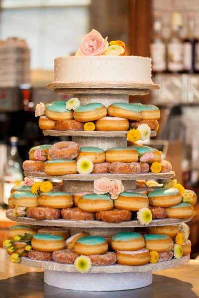 doughnut wedding cake