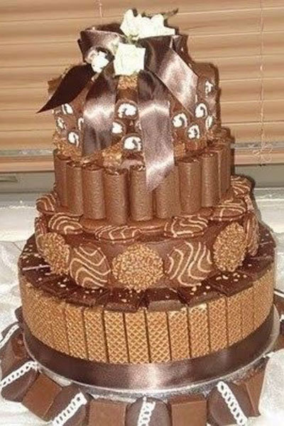 snack cakes wedding cake