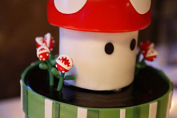 super mario bros nintendo wedding cake