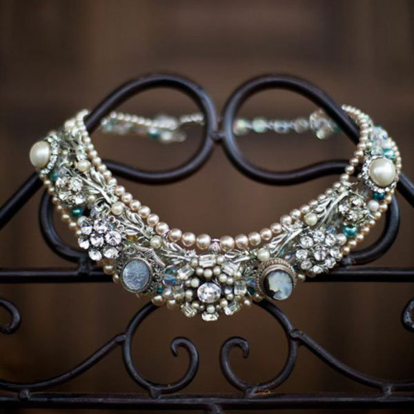 vintage wedding necklace