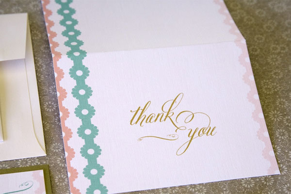 wedding thank you note