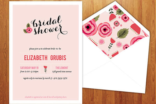 bridal shower invitation